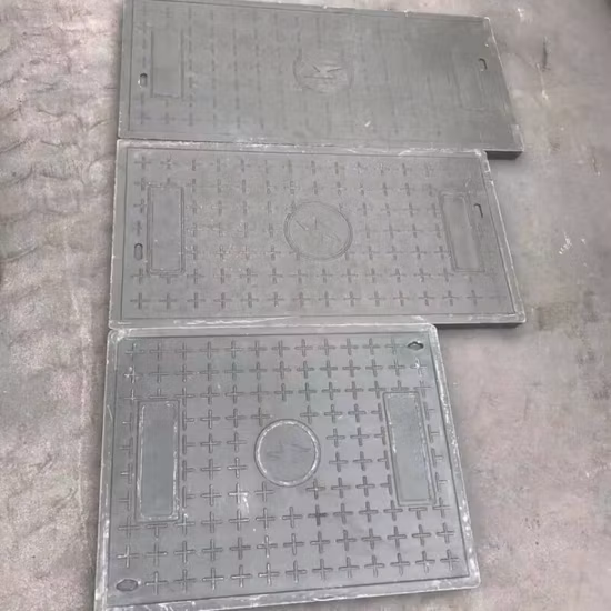 OEM B125 C250 D400 E600 F900 SMC 複合マンホール カバー排水システムの使用カスタマイズされたさまざまなサイズをカスタマイズ